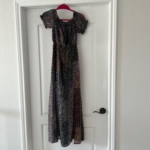 Off the shoulder maxi dress